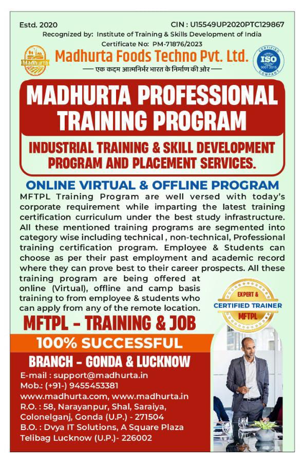 Madhurta Training Programs Madhurta Training Programs